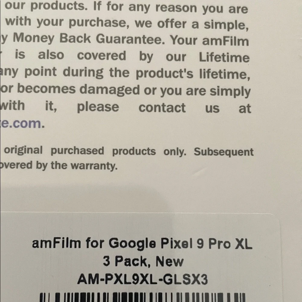 amFilm Tempered Glass Screen Protector